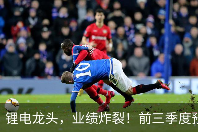 锂电龙头，业绩炸裂！前三季度预盈超51亿元，激增超27倍